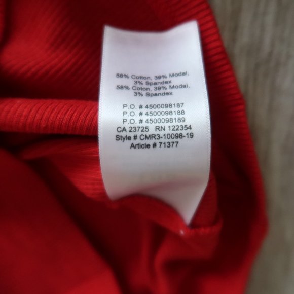 Aritzia Tna ribbed Long sleeve crop top - Picture 7 of 7